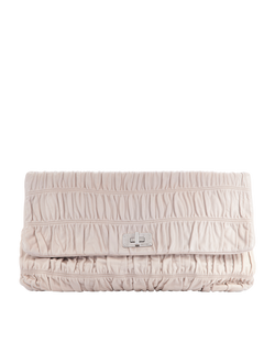Matelasse Clutch, Leather, Nude, 14, 3*
